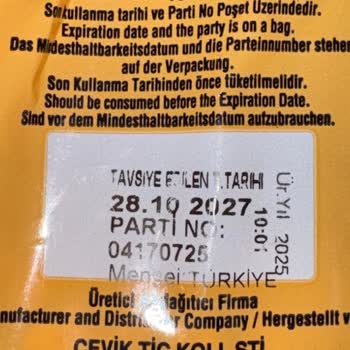 Çevik Nohut İçinden Böcek Çıktı