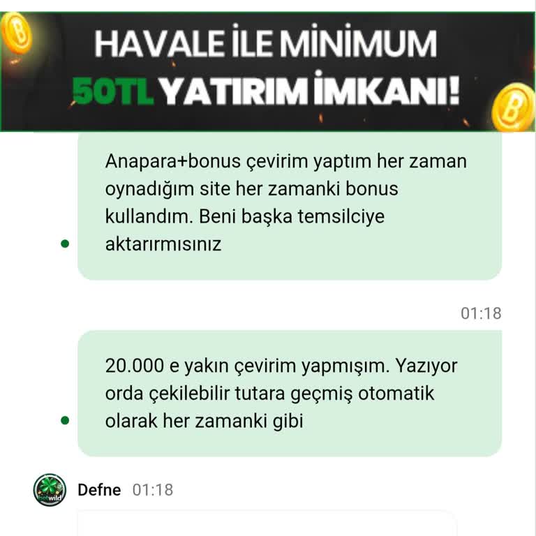 Betwild Kazancımı Ödemedi Ek Çevrim Şartı Çıkardı