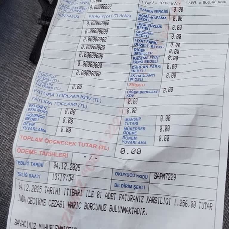 Tek Fatura Borcuna Doğalgaz Kesintisiyle Ailecek Mağdur Olduk