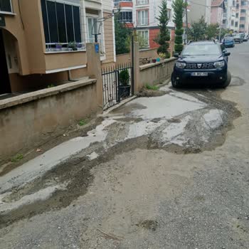 Yanlış Yol Kotundan Kaynaklı Sürekli Çamur Ve Su Birikintisi Mağduriyeti