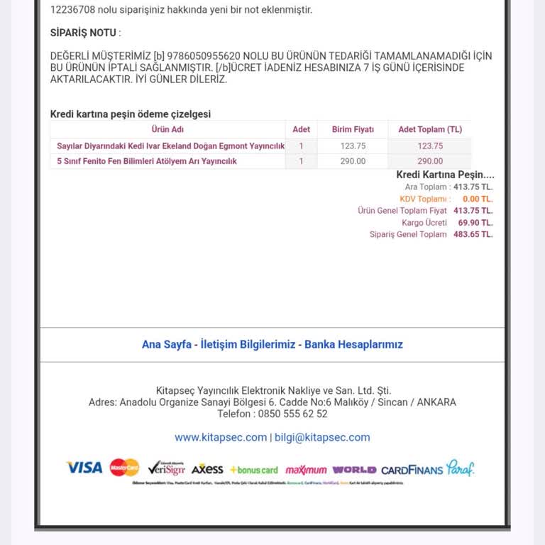 Eksik Teslimat Ve Kargo Ücreti Mağduriyeti