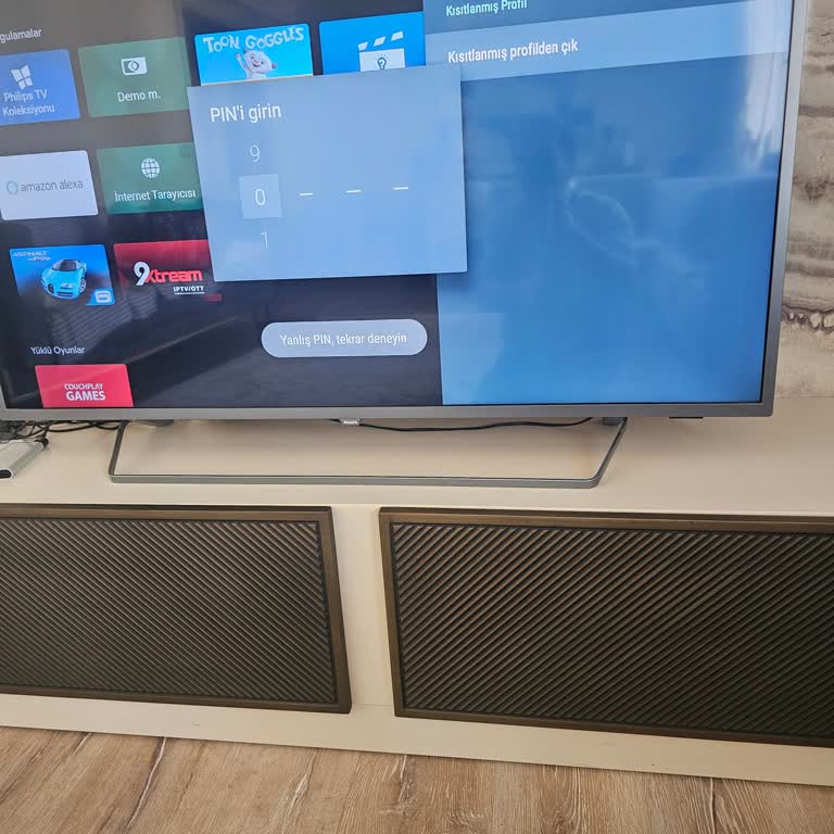 Philips TV'de Kısıtlanmış Profilden Çıkamıyorum, Yardım Bekliyorum