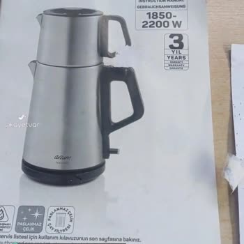 Arzum Çay Makinesi Üretim Hatası