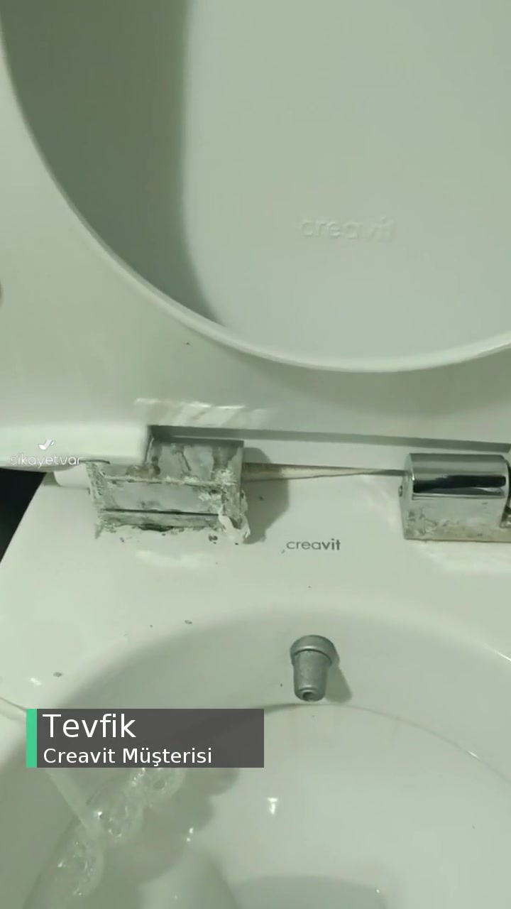 Creavit Klozet Menteşe Kırık, Rezervuar Conta Su Kaçırıyor videonun kapak resmi