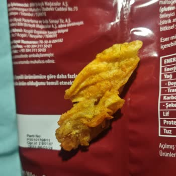 Apak Gıda Cipslerin İçinin Hamurlaşmış, Kıvamının Ve Yapısının Bozulmuş Olduğunu Gördüm