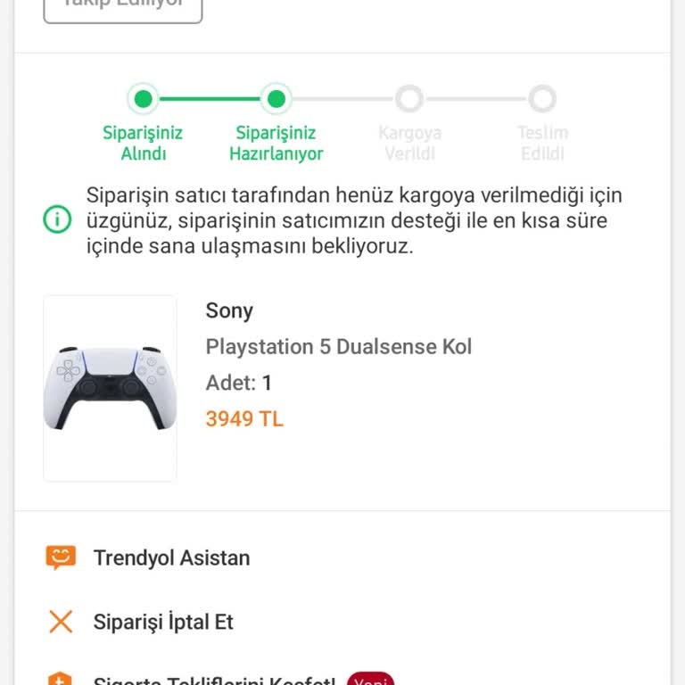 Siparişimin 30 Gündür Kargoya Verilmemesi Ve Bilgilendirme Eksikliği