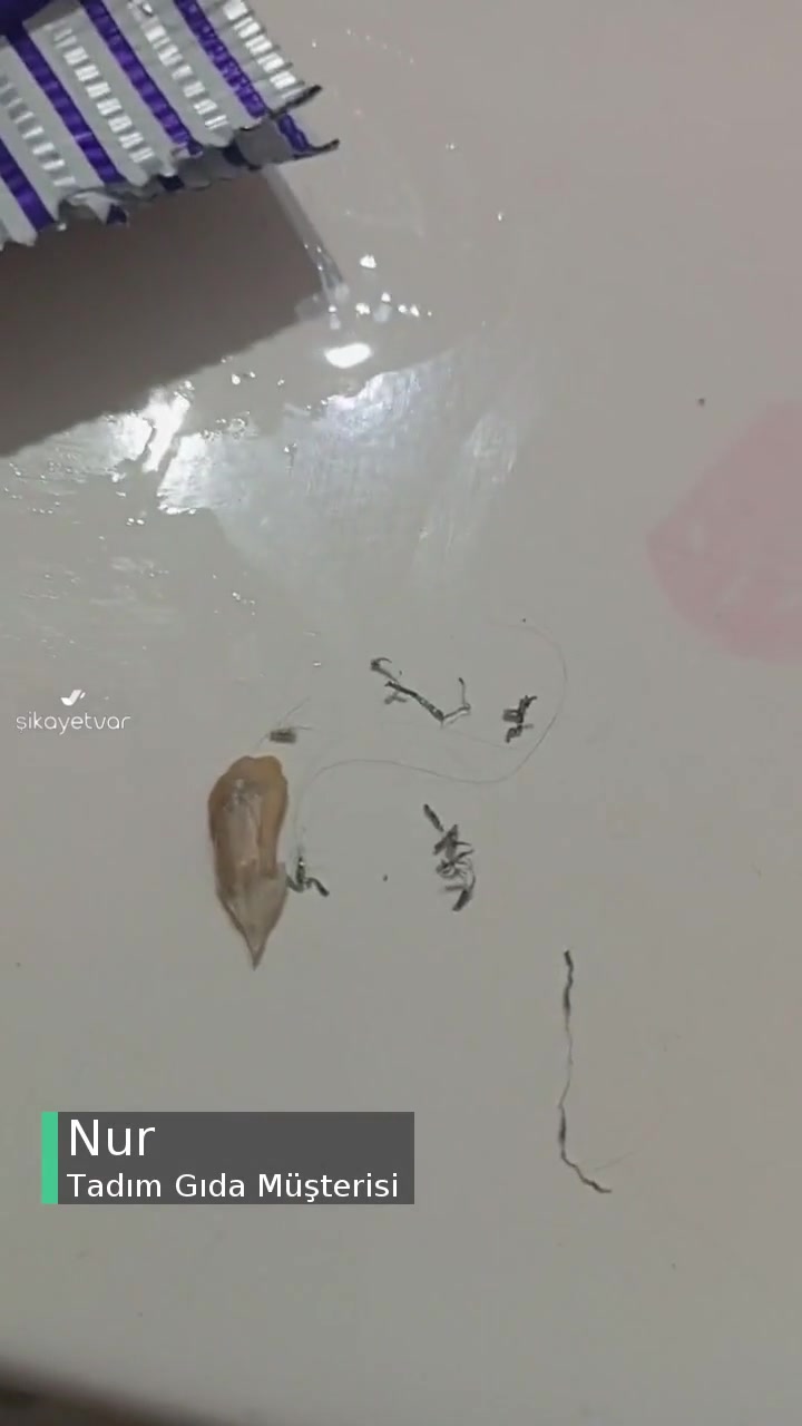 Tadım Ürünün İçerisinden Bu Şekilde Tel Çıktı Çocuğumun Dişine Takıldı videonun kapak resmi