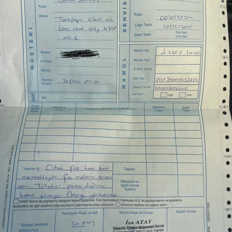 Sıfır Şofben Arızalı Çıktı, Çözüm İçin Kimse Yardımcı Olmuyor Ailecek Mağduruz