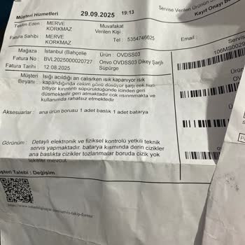 Sürekli Arızalanan Elektrikli Süpürge İçin Kalıcı Çözüm Talebi