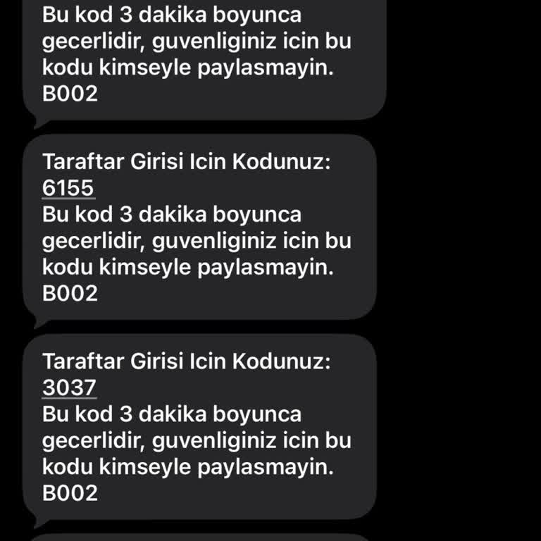 Biletinial Üzerinden Satın Alınan Bilet Sonrası Güvenlik Kodu SMS'leri Ve Kişisel Veri Endişesi
