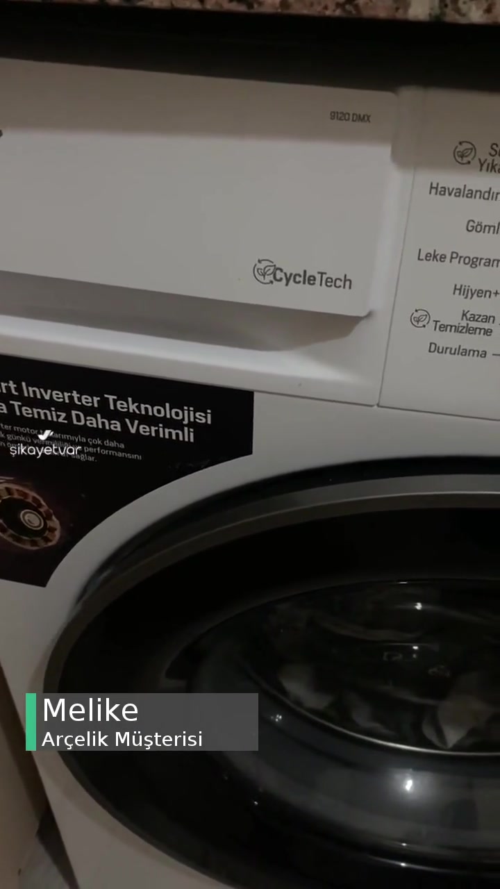 Arçelik Çamaşır Makinesi Ses Çıkarıyor! videonun kapak resmi