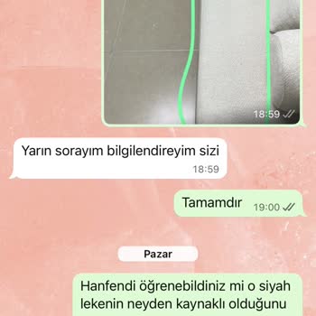 Teslimatı Geciken Ve Lekeli Koltuk İçin Firma Dönüş Yapmıyor