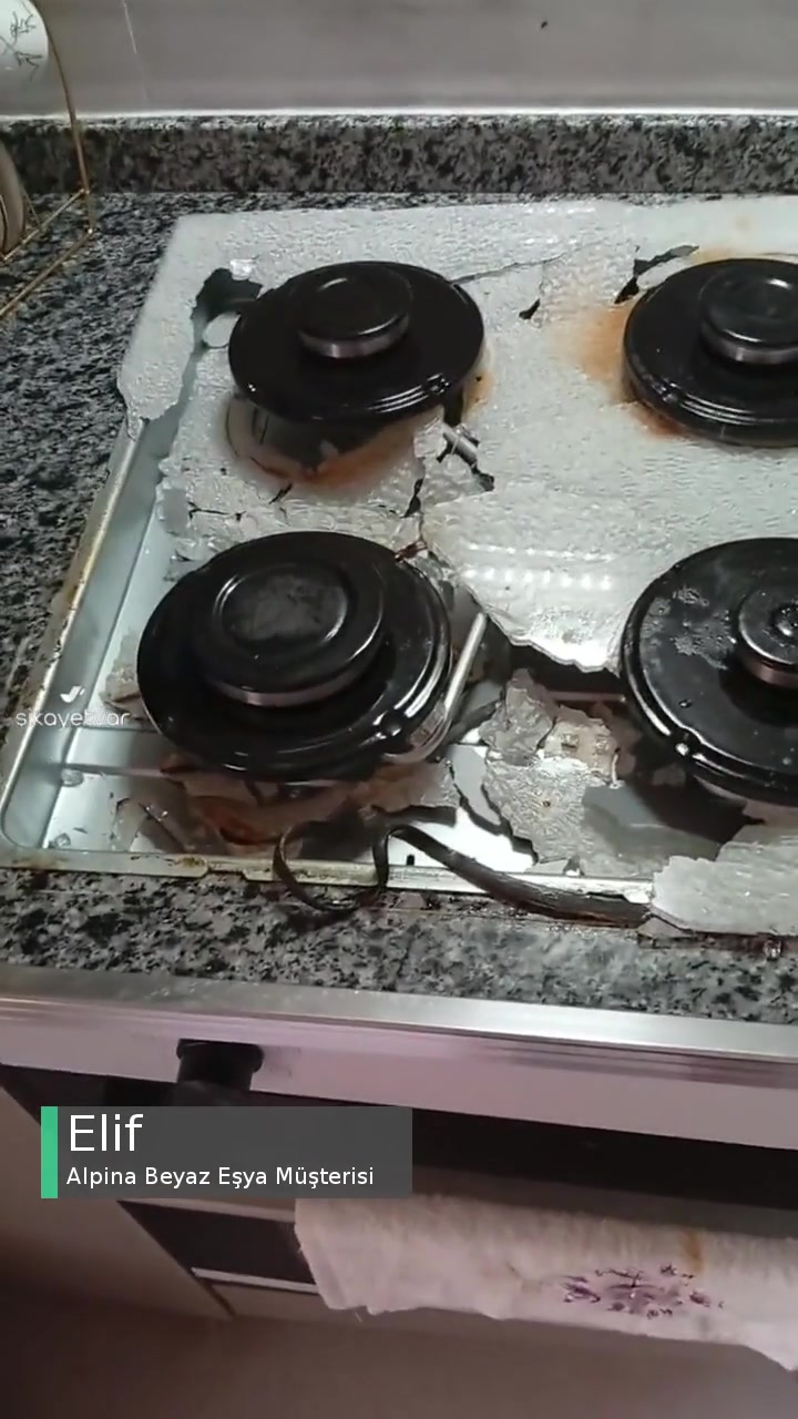 Alpina Beyaz Eşya Çakmak Çalışmıyordu Yarım Saat İçin Ocağımı Çalıştırdım Patladı! videonun kapak resmi