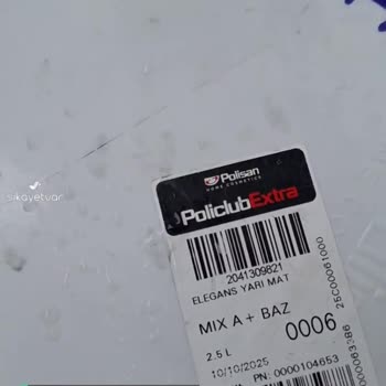 Polisan Buzlu Kar Boya Lila Çıktı!