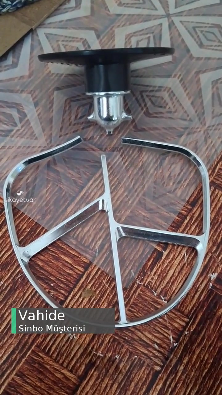 Sinbo Hamur Yoğurma Makinesi Aparatı videonun kapak resmi