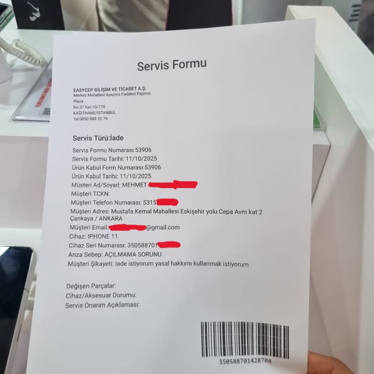 İadesi Onaylanan Telefonun Kredisini Hâlâ Ben Ödüyorum