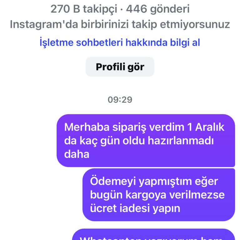Siparişime Uzun Süre Dönüş Yapılmadı, Para İadem Gerçekleşmedi