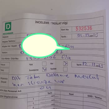 Kısa Sürede Deforme Olan Fila Bot İçin İade Ve Açıklama Talebim Karşılanmadı