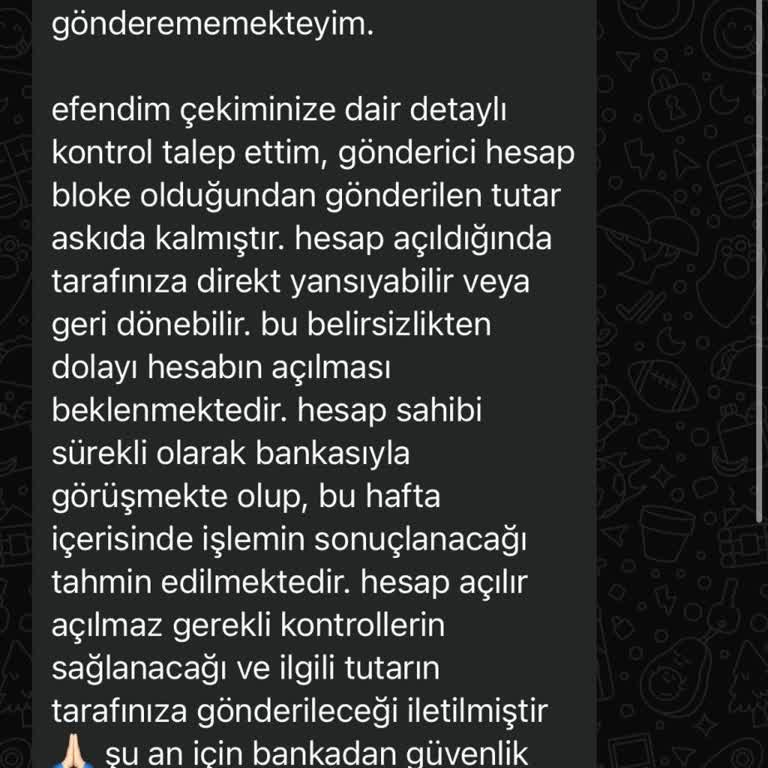 Kulisbet'te 13 Gündür Bekleyen 80.000 TL'lik Çekim Talebime Çözüm Ve Açıklama Bekliyorum