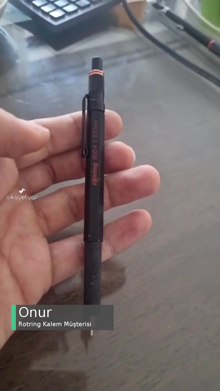 Rotring 800+ 0,7mm Ödenen Paranın Karşılığı Bu Olmamalı! videonun kapak resmi