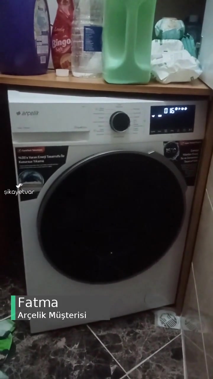 Arçelik Çamaşır Makinesi Sıkma Problemi! videonun kapak resmi