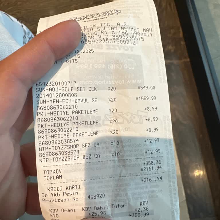 Toyzz Shop'ta Hediye Paketi Ve Çanta Ücretleri Hakkında Şeffaflık Ve Makuliyet Talebi