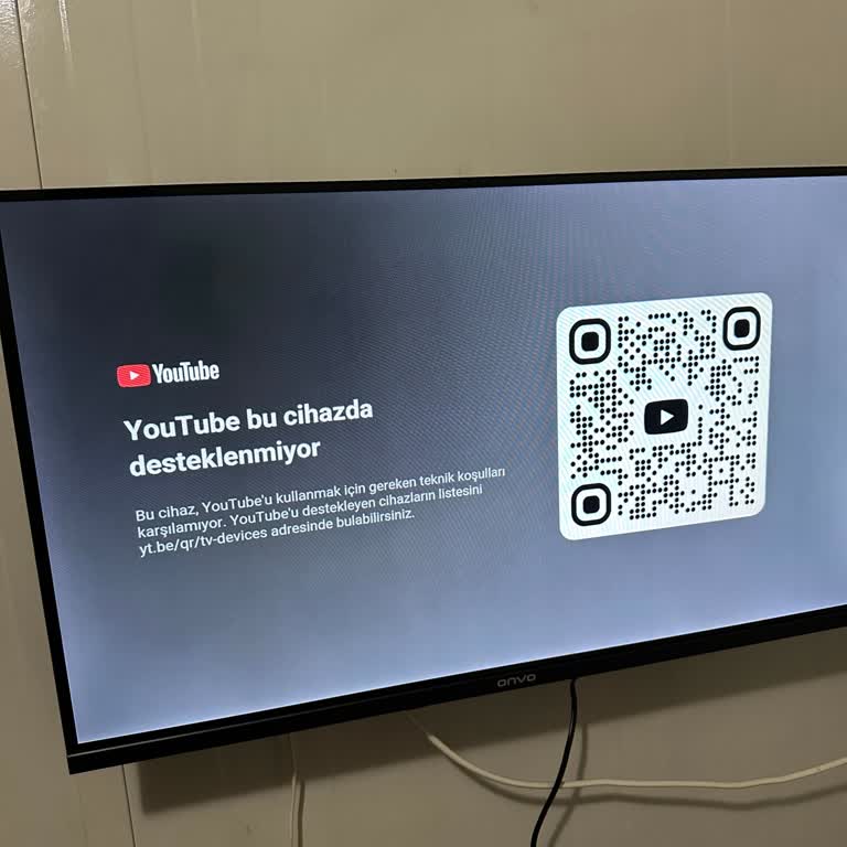Onvo TV'de Youtube Uygulaması Açılmıyor, Çözüm Bekliyorum
