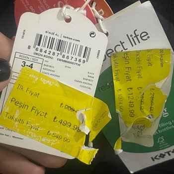 Koton Mağazasında Çocuk Montunda Farklı Fiyat Etiketleriyle Yanıltıcı Uygulama