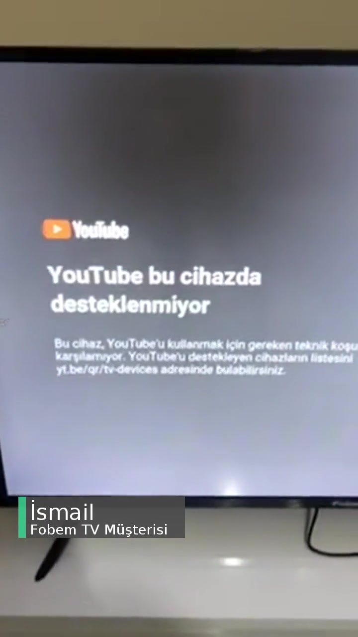 Fobem TV Youtube.com Desteklemiyor Hatası Veriyor! videonun kapak resmi