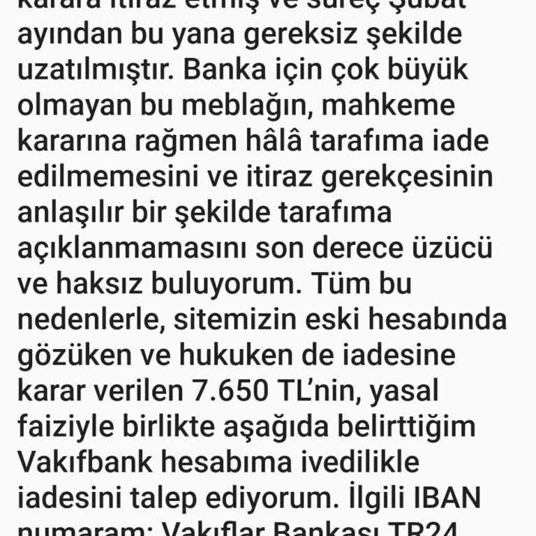 Yanlış Hesaba Gönderilen Aidat Ödemem Hâlâ İade Edilmedi, Mağduriyetim Sürüyor