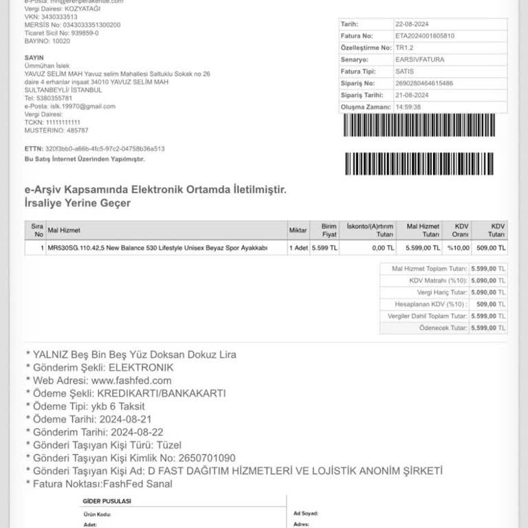 Kısa Sürede Yırtılan New Balance Ayakkabım İçin Fashfed İncelemesi Mağduriyetimi Çözmedi