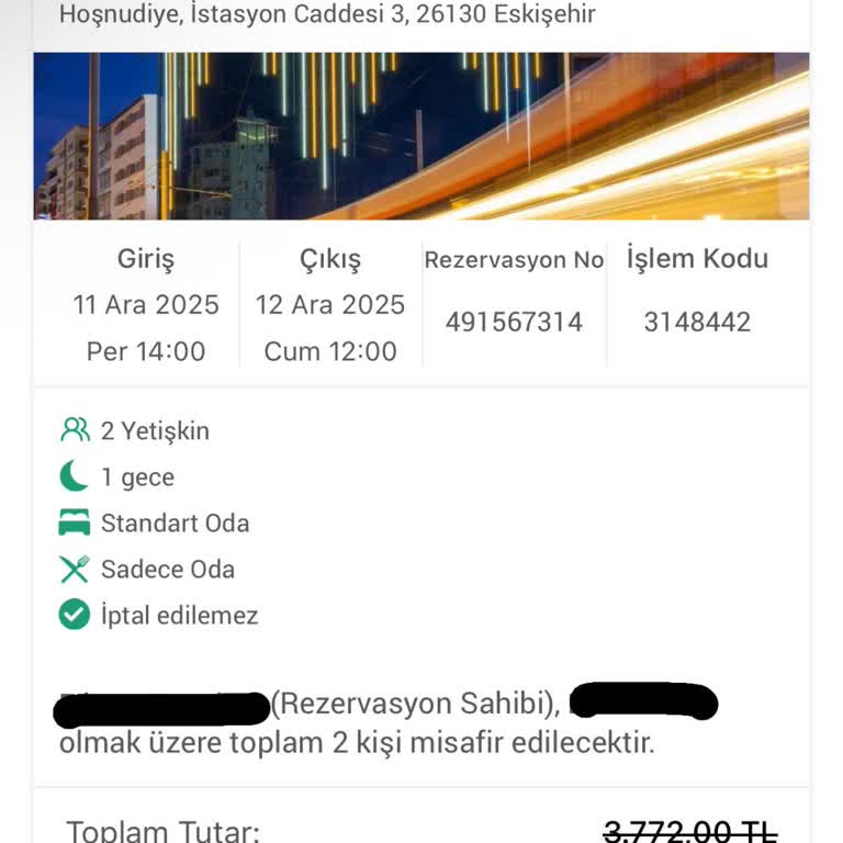 Obilet Ve Otelde Rezervasyon Tarihi Hatasında Çözüm Sunulmaması