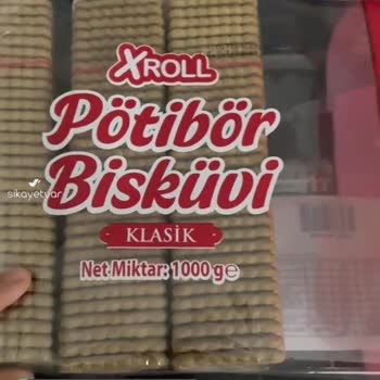 A101 Xroll Marka Bisküviden Plastik Çıktı