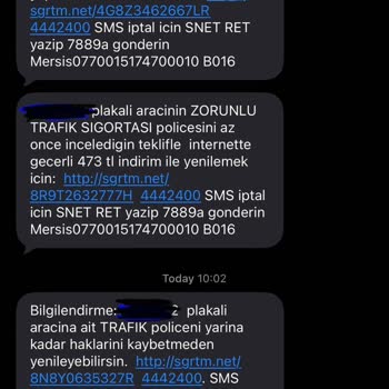 Israrla İstemediğim Halde Sigortamnetten Arama Ve Mesaj Almaya Devam Ediyorum