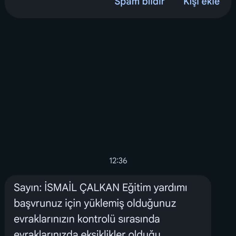 Burs Başvurusunda 'Bursluluk Belgesi Eksik' Hatası Ve Belirsizlik Mağduriyeti