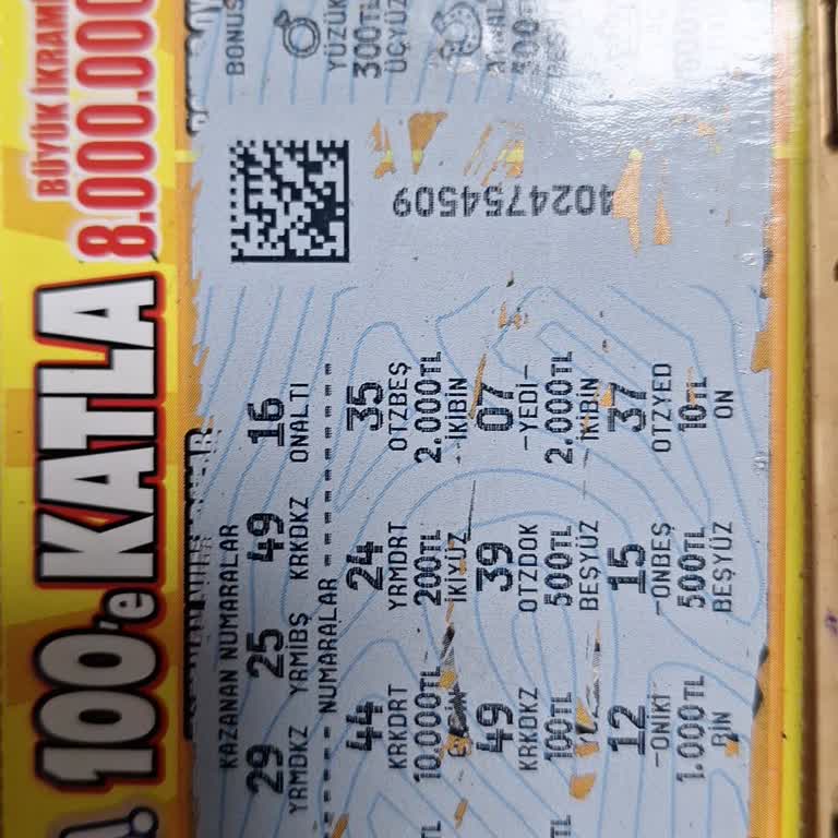 Kazı Kazan Kartında Belirtilen İkramiye Tutarı Gerçekle Uyuşmuyor