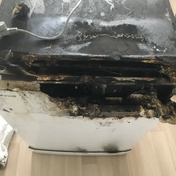 Çalışan Bulaşık Makinesi Bir Anda Yanmaya Başladı Evimizde Panik Ve Hasar Yaşadık