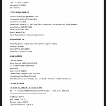 Tecrübesiz Servis, Çözülmeyen Arıza Ve Haksız Servis Ücreti