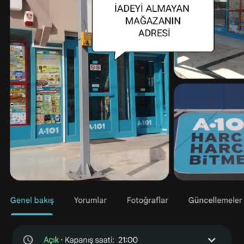 A101 Mağazasında Fişle İade Reddi Ve Personel İlgisizliği Mağduriyetim