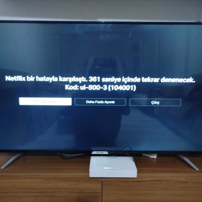 Onwo 50 İnç TV’de Lisanssız Netflix Uygulaması Nedeniyle Kullanım Sorunu Ve Mağduriyet