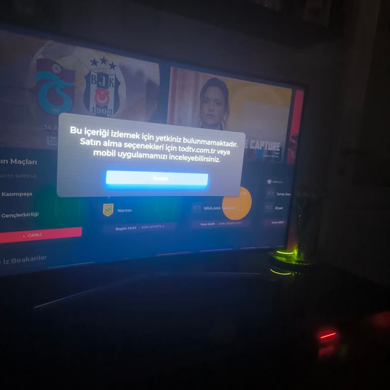 Tod TV Televizyon Uygulamasında Sürekli Yetkiniz Bulunmuyor Hatası Alıyorum