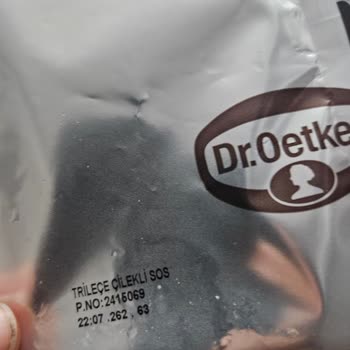 Dr. Oetker Aldığım Trileçede Ambalaj Ve İçerik Uyuşmazlığı Yaşadım