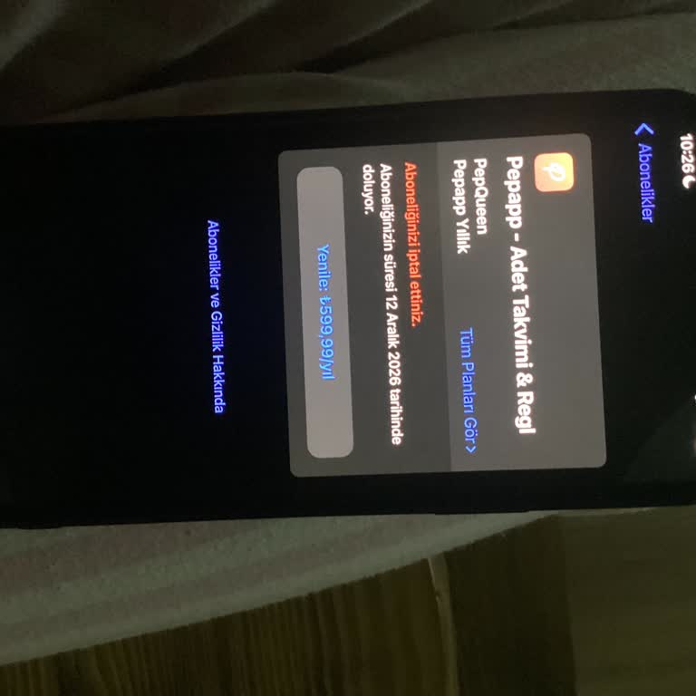 Onayım Olmadan Yapılan Yıllık Abonelik Ücretinin İadesini Talep Ediyorum