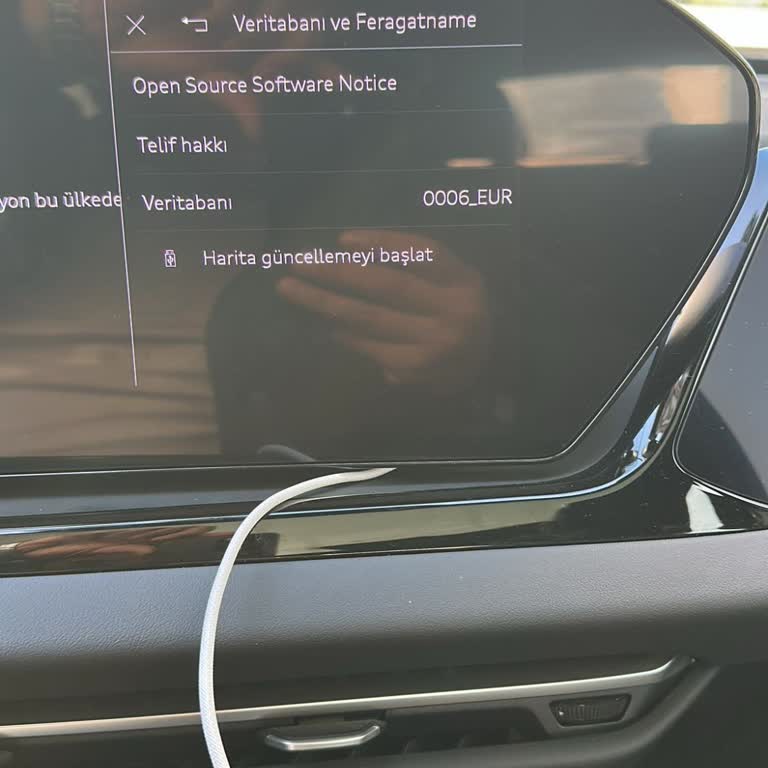 Sıfır Audi A5'te Navigasyon Lisans Sorunu Ve Çözüm Beklentisi