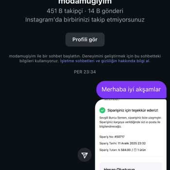 Siparişimle İlgili Bilgilendirme Eksikliği Ve İade Talebim Hakkında Mağduriyet