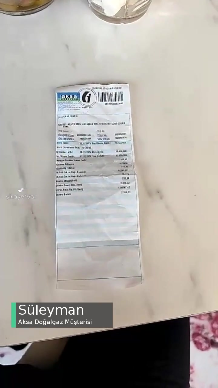 Aksa Doğalgaz Tüketim Faturası İle Telefona Gelen Ödeme Tutarı Farklı videonun kapak resmi