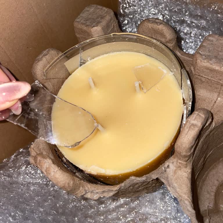 Kırık Mum Teslimatı Ve Müşteri Hizmetlerine Ulaşılamıyor