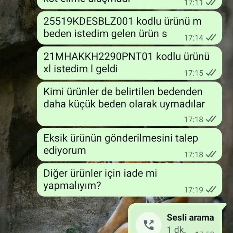 Hakke Giyim İade Sürecinde Ücretim Ve Bilgilendirme İçin Bekletiliyorum
