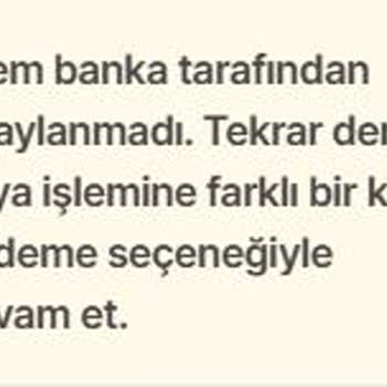 Hadi Kart İle İnternet Alışverişlerinde Onay Sorunu Ve Çözüm Talebi