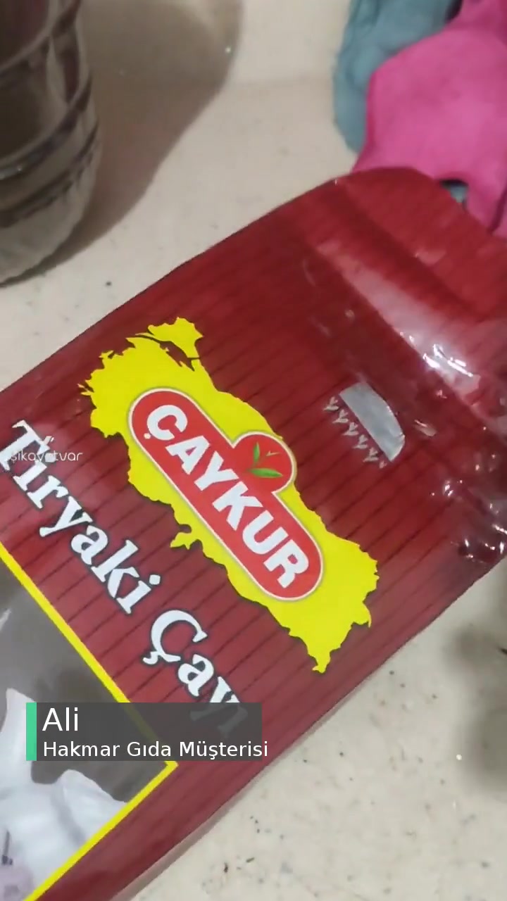 Hakmar'dan Alınan Çaykur Tiryaki Çayı Bozuk videonun kapak resmi